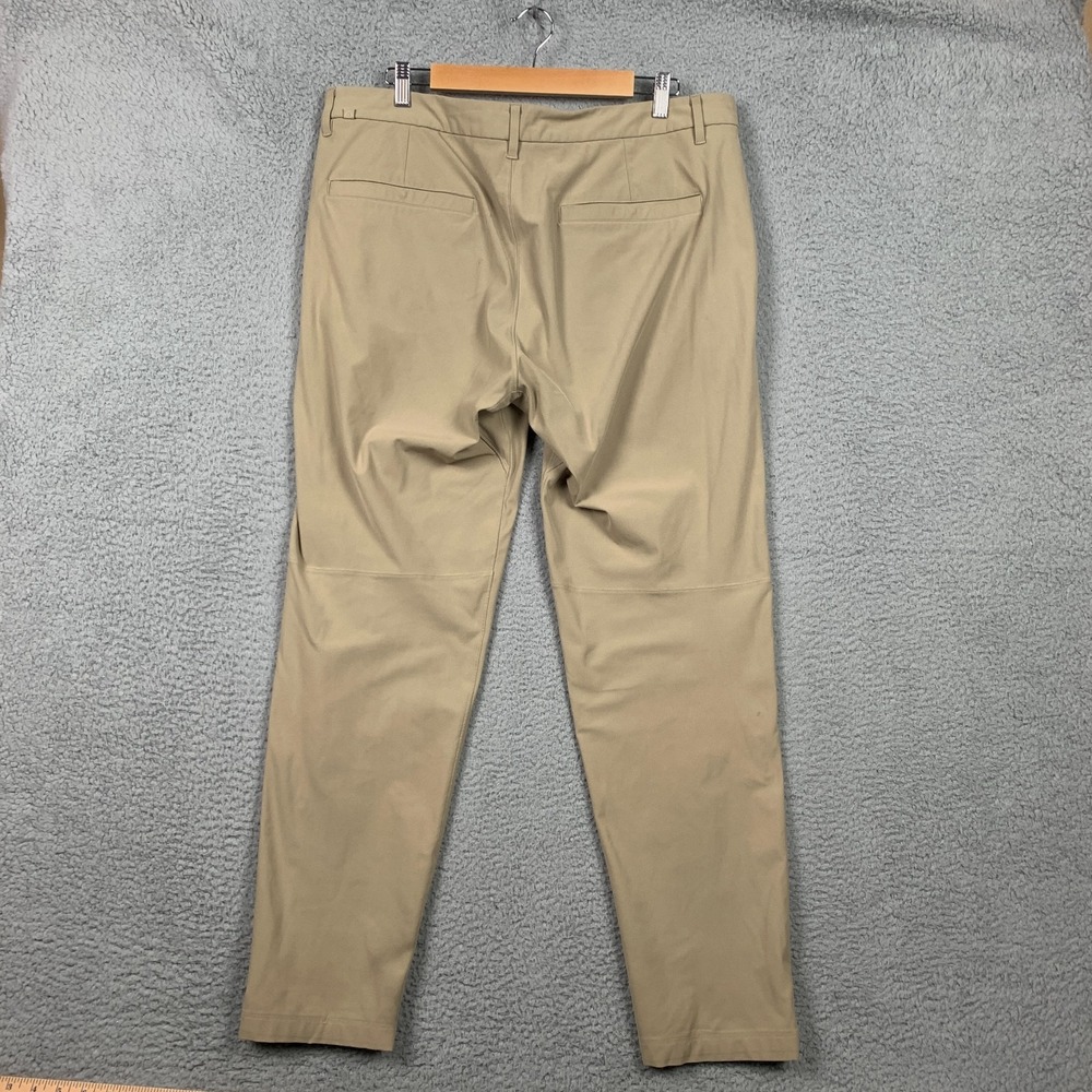 Lululemon‎ Commission Pant Men's Size 36 Trench Tan Warpstreme Stretch Chino - Picture 5 of 14